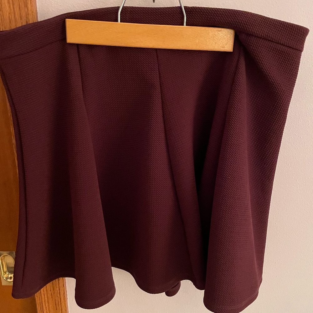 Maroon Gap L mini skirt